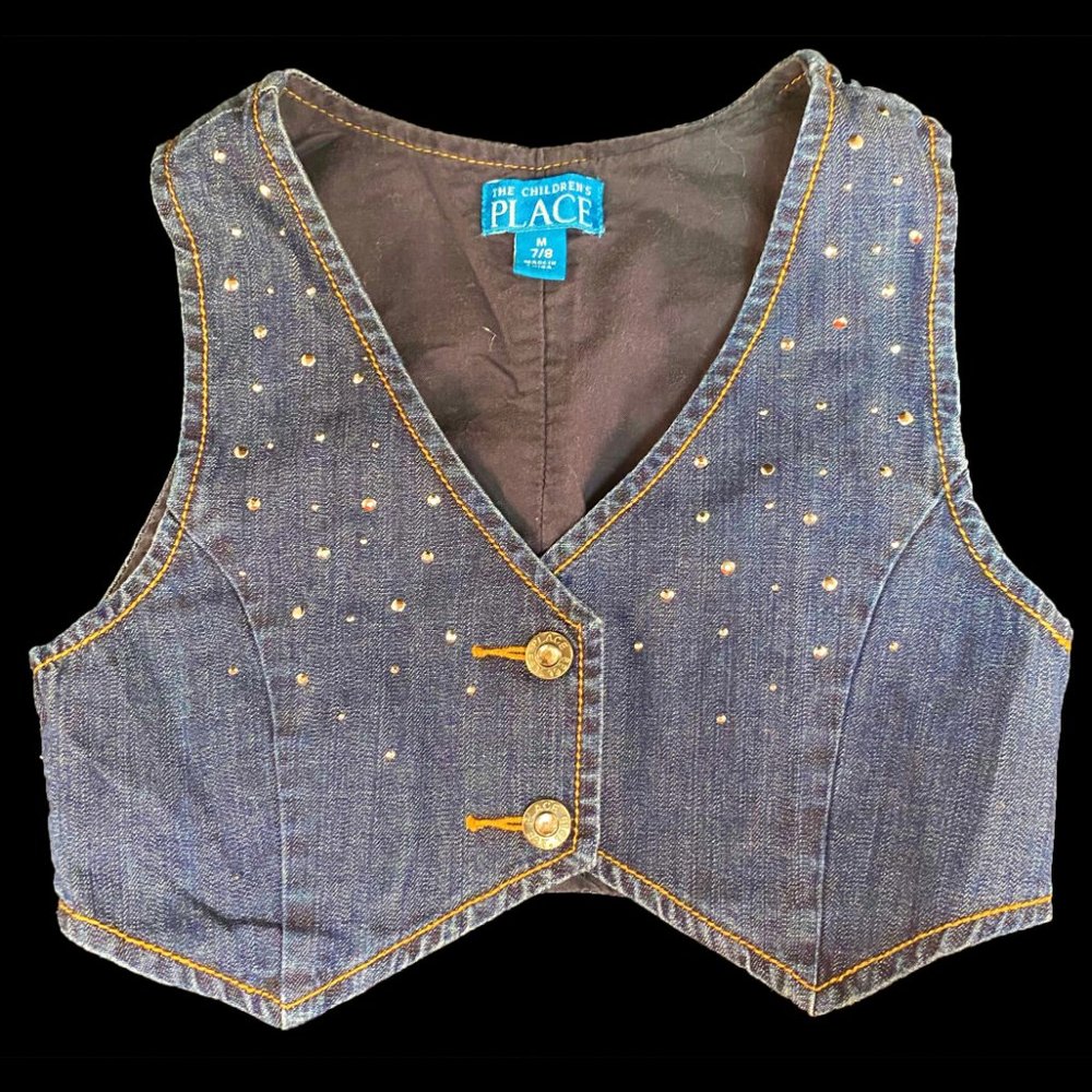 Children's Place Denim Vest M7/8